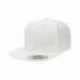 Yupoong 6089 Adult Structured Flat Visor Classic Snapback Cap
