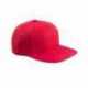 Yupoong 6089 Adult Structured Flat Visor Classic Snapback Cap