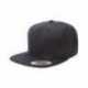 Yupoong 6089 Adult Structured Flat Visor Classic Snapback Cap