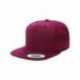 Yupoong 6089 Adult Structured Flat Visor Classic Snapback Cap