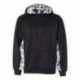 Badger 1464 Digital Camo Colorblock Performance Fleece Hooded Sweatshirt