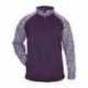 Badger 1487 Blend Sport Performance Fleece Quarter-Zip Pullover