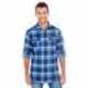 Burnside B8210 Men's Plaid Flannel Shirt