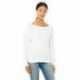 Bella + Canvas 7501 Ladies Sponge Fleece Wide Neck Sweatshirt