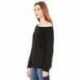 Bella + Canvas 7501 Ladies Sponge Fleece Wide Neck Sweatshirt