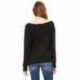 Bella + Canvas 7501 Ladies Sponge Fleece Wide Neck Sweatshirt