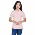 UltraClub 8220L Ladies' Cool & Dry Jacquard Stripe Polo