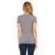 Bella + Canvas 8435 Ladies Triblend Short-Sleeve Deep V-Neck T-Shirt
