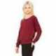Bella + Canvas 8850 Ladies Flowy Long-Sleeve Off Shoulder T-Shirt