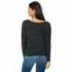 Bella + Canvas 8850 Ladies Flowy Long-Sleeve Off Shoulder T-Shirt