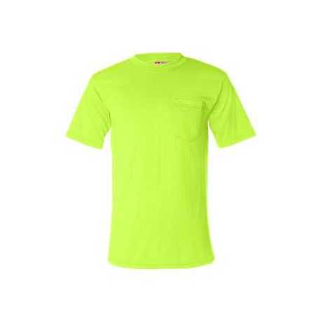 Bayside 1725 USA-Made 50/50 Short Sleeve T-Shirt with a Pocket