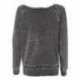 Bella + Canvas 7501 Women's Sponge Fleece Wide Neck Sweatshirt
