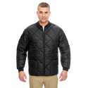 UltraClub 8467 Adult Puffy Workwear Jacket with Quilted Lining