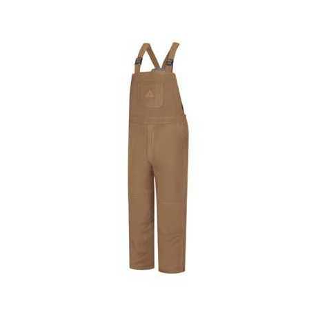 Bulwark BLN4 Brown Duck Deluxe Insulated Bib Overall - EXCEL FR ComforTouch