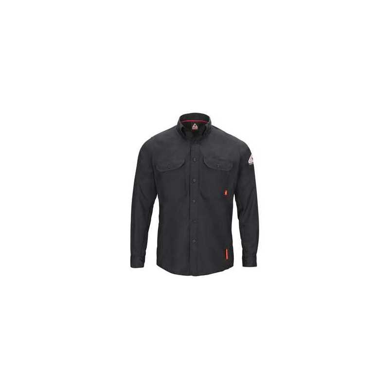 Bulwark QS50 iQ Series Long Sleeve Comfort Woven Lightweight Shirt ...