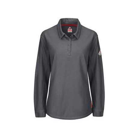 Bulwark QT15 iQ Series Women's Long Sleeve Polo with 4-Button Placket