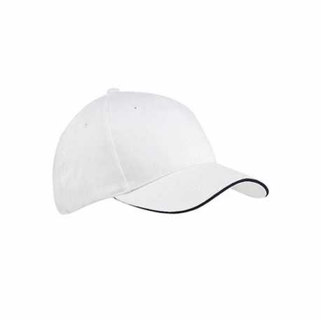 Big Accessories BX004 Twill Sandwich Baseball Cap