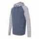 Burnside 8127 Yarn-Dyed Raglan Hooded Pullover