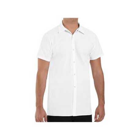 Chef Designs 5050L Poly/Cotton Cook Shirt Longer Length