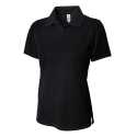 A4 NW3265 Ladies' Textured Polo Shirt w/ Johnny Collar