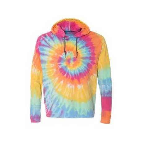 Dyenomite 430VR Tie-Dyed Hooded Pullover T-Shirt