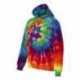 Dyenomite 854BMS Youth Multi-Color Swirl Hooded Sweatshirt