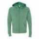 Independent Trading Co. PRM33SBZ Unisex Special Blend Raglan Full-Zip Hooded Sweatshirt