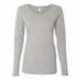 J. America 8236 Women's Glitter Long Sleeve T-Shirt