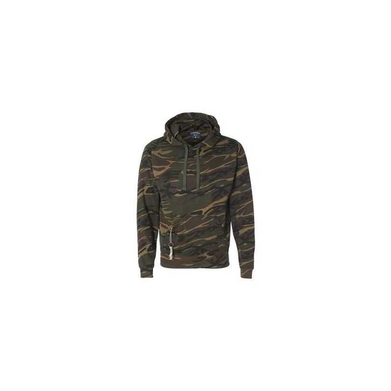 J. America 8615 Polyester Tailgate Hooded Sweatshirt | ApparelChoice.com