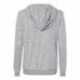 J. America 8656J Women's Cozy Jersey Full-Zip Hooded Sweatshirt