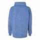 J. America 8673 Women's Melange Fleece Cowl Neck Sweatshirt