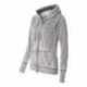 J. America 8913 Women's Zen Fleece Full-Zip Hooded Sweatshirt