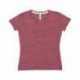 LAT 3591 Ladies V-Neck Harborside Melange Jersey T-Shirt