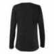 LAT 3761 Women's V-Neck French Terry Pullover
