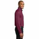 Augusta Sportswear 2956 Youth Intensify Black Heather 1/4 Zip Pullover