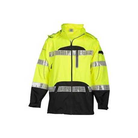 ML Kishigo RWJ106-107 Premium Black Series Rainwear Jacket