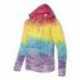 MV Sport W1162Y Girls' Courtney Burnout V-Notch Hooded Sweatshirt