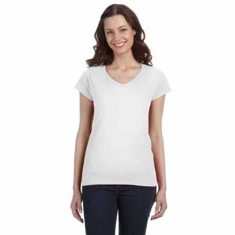Gildan G64VL Ladies SoftStyle Fitted V-Neck T-Shirt
