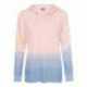 MV Sport W20185 Women's French Terry Ombre Hooded Sweatshirt