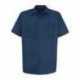 Red Kap SC40L Short Sleeve Uniform Shirt Tall Sizes