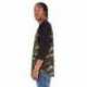 Shaka Wear SHRAGCM Adult Three-Quarter Sleeve Camo Raglan T-Shirt