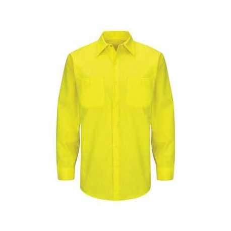 Red Kap SY14 Enhanced & Hi-Visibility Long Sleeve Work Shirt