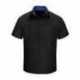 Red Kap SY42L Men's Performance Plus Short Sleeve Shop Shirt with Oilblok Technology - Long Sizes