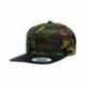 Yupoong 6089 Adult Structured Flat Visor Classic Snapback Cap