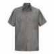 Red Kap SY60L Ripstop Short Sleeve Work Shirt Long Sizes