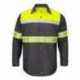 Red Kap SY70L Hi-Visibility Colorblock Ripstop Long Sleeve Work Shirt - TALL