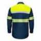 Red Kap SY70L Hi-Visibility Colorblock Ripstop Long Sleeve Work Shirt - TALL