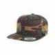 Yupoong 6089 Adult Structured Flat Visor Classic Snapback Cap