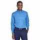 Harriton M500 Men's Easy Blend Long-Sleeve Twill Shirt with Stain-Release