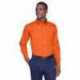 Harriton M500 Men's Easy Blend Long-Sleeve Twill Shirt with Stain-Release